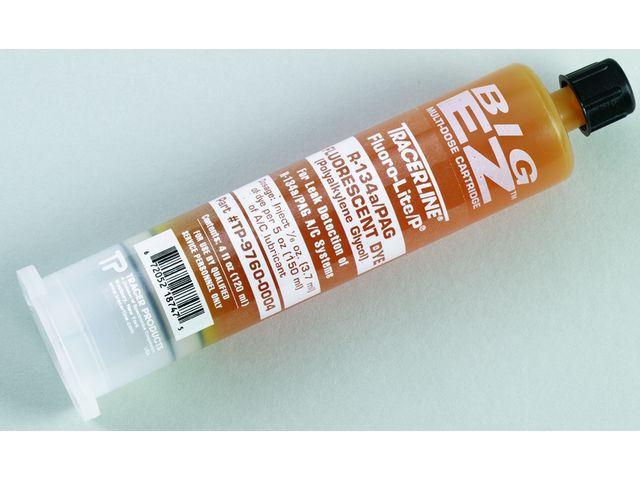 Cartouche TRACER® pour environ 34 utilisations sur les véhicules légers R 134a