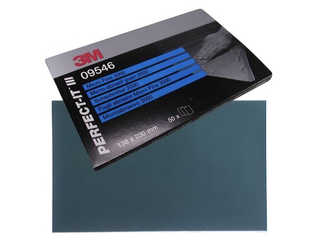Coupe abrasive 3M 401Q Magic (Réf 02049) - P2000 - 14 cm x 23 cm - 50p