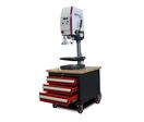 Socle support mobile 3 tiroirs pour perceuse d&#039;établi 650x655x800 charge 500 kg Optimum MSU4