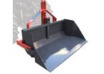 Benne de transport basculante 160 cm - 500 kg - Basculement mécanique - Pour tracteur - Attelage 3 points Torros TAGBM160