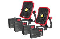 2 lampes de chantier + 4 batteries MW Tools WFL30LI-PACK2