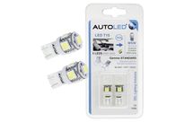 Ampoules LED T10 (W5W) - 5 Leds blanc | AUTOLED