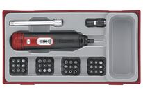 Jeu de tournevis dynamométrique TT1 tray PZ- TX- TPX- ROB- GR- HEX 39 pièces Teng Tools TTSD39