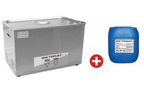 Pack nettoyeur à ultrasons 30L professionnel + 5L de nettoyant Ecoplus MW Tools UCC030PACK