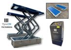 Pont élévateur à ciseaux encastrable 3,5 tonnes avec coffres | TyreON TSC3500X2iL
