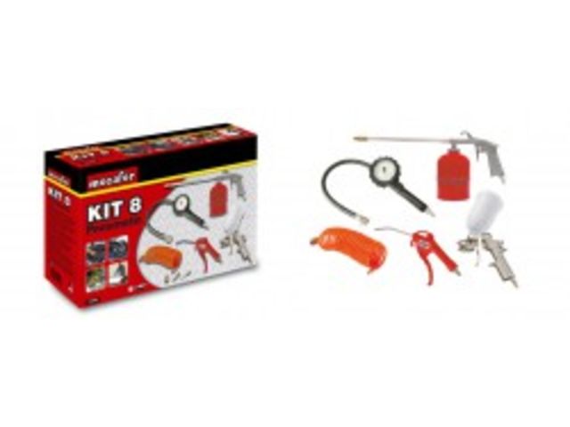 Pistolets de peinture : Kit 8pcs mecafer