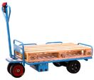 Chariot éléctrique à ridelles amovibles plateau alu 400kg 1210x850mm - batterie 36V / 12Ah MW Tools EP400L