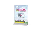 Porte-visuel AluSign® double-faces A4 portrait 29,7 x 21 cm