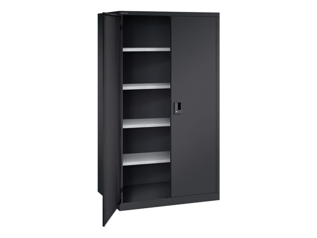 Armoire à portes battantes 4 tablettes 