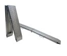 Jeu de rampes aluminium pliantes 1100kg 2440x240mm largeur utile 220mm MW Tools SOP2400