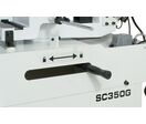 Scie à ruban pour métaux -45°+60° - Capacité de coupe ronde ø255 mm - 1,1 / 1,5 kW 400 V - 2 vitesses 34/68 m/min Torros SC350G