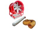 Ventilateur mobile MV600R3 avec tuyau et sac filtrant MW Tools MV600R3SET