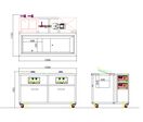 Nettoyeur ultrasons industriel double cuve 2 x 60 L avec filtration - fonctionnement 24/7 MW Tools UCI0602F
