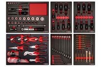 Assortiment d&#039;outils mixtes 127 pièces pour servante d&#039;atelier