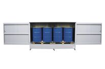 Bac de rétention fermé 2 cuves IBC MW Tools OQS24