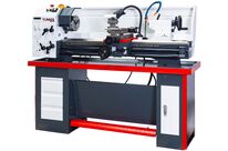 Tour à métaux hauteur des pointes 165 mm entre-pointes 1000 mm alésage 36 mm 1,5 kW 400V pompe d&amp;#039;arrosage Torros TR3210 400V