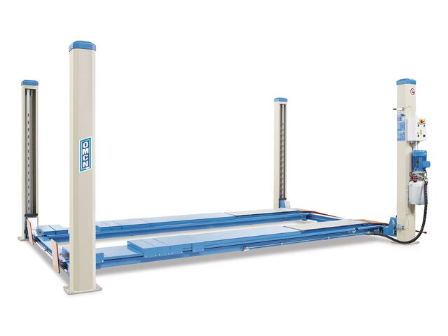 Pont hydraulique 4 colonnes 4 t pour alignement des roues OMCN O402/LS