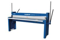 Cisaille guillotine manuelle largeur du travail 1500 mm épaisseur 1,5 mm avec butée 500 mm Metallkraft TBS1501-15