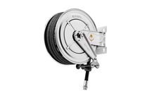 Enrouleur industriel Diesel 15 m Ø 1 10 bars Inox 304 avec enroulement automatique et support mural fixe Raasm RA.8542.601