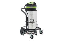 Aspirateur eau et poussière industriel avec système Flow Mix breveté - 50 litres cuve en acier inoxydable - 2 moteurs 2 kW 230 V - 72 dB(A) Cleancraft FLEXCAT250EOTPRO