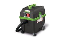 Aspirateur eau et poussière avec nettoyage semi-automatique du filtre - Classe M - cuve en plastique de 30 litres - 1 moteur 1,4 kW 230 V Cleancraft WETCAT 130 RS M-CLAS