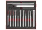 Jeu de burins et chasses Foam2 tray 14 pièces Teng Tools TEDPC14