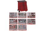 Servante rouge midi master set 10 tiroirs Teng Tools TCMM498N10