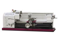 Tour à métaux d&#039;établi hauteur des pointes 150 mm entre-pointes 800 mm alésage 36 mm 1,1 kW 400V plus avance transversale Optiturn TU3008