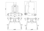 Relevage avant hydraulique 1000 kg - Catégorie 1 - Attelage 3 Points pour Tracteur Torros TAFH1000
