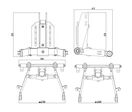Relevage avant hydraulique 1000 kg - Catégorie 1 - Attelage 3 Points pour Tracteur Torros TAFH1000