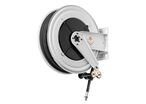 Enrouleur air et eau 20 m Ø G 1/2 (f) 20 bars Acier peint avec enroulement automatique et support mural fixe Raasm RA.8530.101