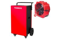 Pack déshumidificateur 90L/Jour BDM90N + Ventilateur sécheur ø500mm MV500PPL MW Tools BDM90NSETB