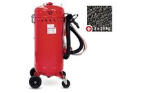 Sableuse mobile pro 106L aspirateur intégré + 50 kg d&amp;#039;abrasifs MW Tools CAT03010PACK1