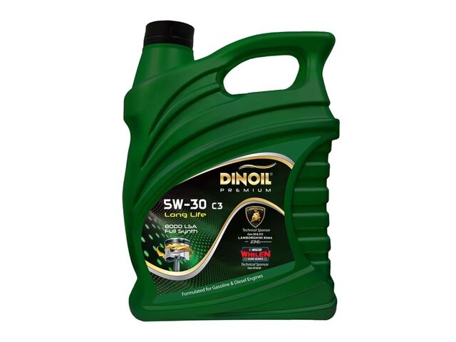 Huile moteur synthétique - 4X5LT | DINOIL 8000 SAE 5W-30 LSA C3  