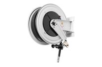 Enrouleur air et eau 30 m Ø G 1/2 (f) 20 bars Acier peint avec enroulement automatique et support mural fixe Raasm RA.8540.106