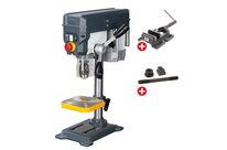 Perceuse d&amp;#039;établi jusque ø 13 mm raccord B16 350W 230V 5 vitesses + étau de perçage + jeu de boulons Optidrill DQ14 PACK