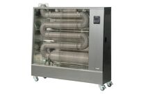 Chauffage Radiateur fioul mobile radiant infrarouge Pro 21 kW argent 220-1200 m³ - Idéal pour atelier et showroom MW Tools WD74IK
