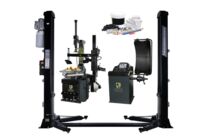 Démonte-pneus 24″ + Equilibreuse automatique 24″ + Pont 2 colonnes | Pack Garage Premium