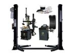 Démonte-pneus 24″ + Equilibreuse automatique 24″ + Pont 2 colonnes | Pack Garage Premium