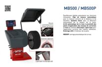 Equilibreuse de roue numérique M&amp;B MB500