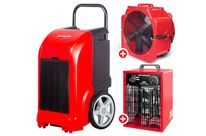 Pack déshumidificateur PRO 70L/Jour BDP70 + Ventilateur sécheur ø500mm MV500PPL + Chauffage électrique 3 kW WEL03 MW Tools BDP70SETBH