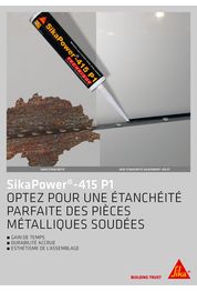 Catalogue SikaPower-415 P1 : Mastic d’étanchéité pré-réticulable à l’air ambiant