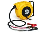 Enrouleur de câble chargeur batterie 5 m 2G 9 mm² V Polypropylène avec enrouleur automatique et support mural fixe Zeca Z4216