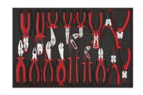 Jeu de pinces Foam4x4 tray 17 pièces Teng Tools TTEMB17