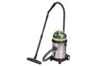 Aspirateur à sec avec filtre semi-automatique - poussières et solides - cuve en acier inoxydable 33 L - 1 moteur 1 kW 230 V Cleancraft DRYCAT 133 IRSC