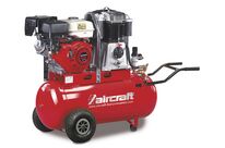 Compresseur de construction mobile moteur essence 100L 6,6kW/8,97Ch 480L/min 14 bars Aircraft AIRBAU 652/100B