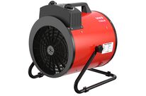 Chauffage électrique soufflant 9 kW - 3 x 400 V - Thermostat et inclinaison réglable - Portable - IP24 MW Tools WEL09ST