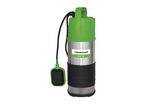 Pompe de refoulement submersible pour eaux claires capacité 6960 l/h hauteur de refoulement 42 m 1,1 kW 230 V Cleancraft SPWP 1107