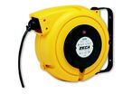 Enrouleur de câble 8 m 4G 2,5 mm² 400V Polypropylène avec enrouleur automatique et support mural pivotant Zeca 4425