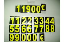 Prix interchangeable avec support translucide | APA FRANCE